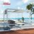 Motorized Aluminum Outdoor Pergola with Powder Coated Frame Sides Easily Assembled Garden Patio Backyard Retractable Pergola