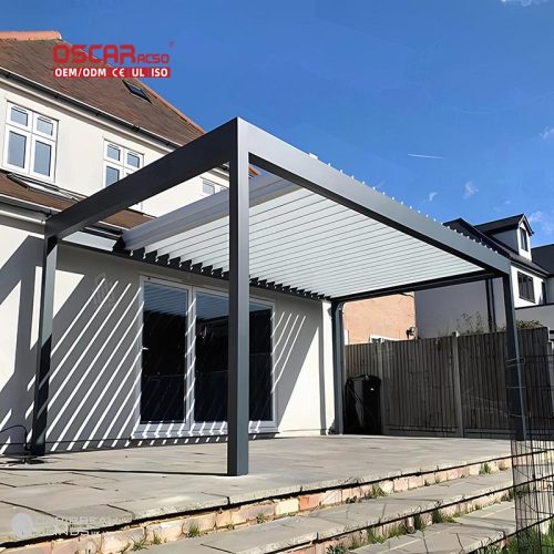 with Led Lighting Outdoor Garden Patio Ideal Entertaining and Relaxing European Design Energy  Saving Retractable Pergola