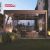Outdoor Waterproof Aluminum Pergola Patio Backyard Lawn Shade Shelter Retractable Pergola