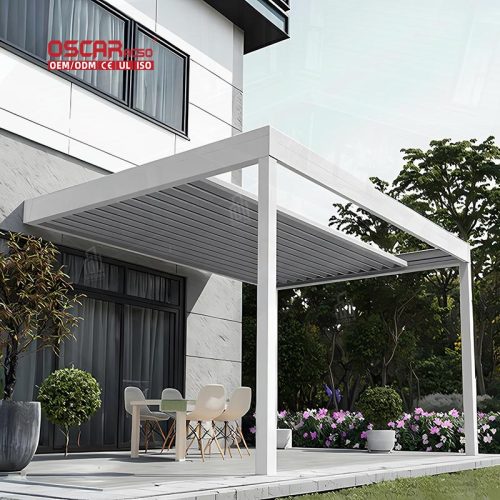 Aluminium Pergola Garden Patio Balcony Customizable 3X3 3X4 4X4 4X6 6X4 Roof Systems Gazebo Awning Retractable Pergola