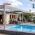 Energy - Efficient Flexible Light Strip Kit Outdoor Commercial Pergola Aluminium Louvre Patio Backyard Decor Retractable Pergola