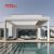 Outdoor Waterproof Louvered Aluminium Metal Covers with Roller Blinds Garden Patio Backyard Retractable Pergola