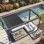 3X3M Extruded Aluminum Alloy Motorized Rain - Proof Outdoor Patio Yard Terrace Metal Shade Structure Retractable Pergola