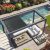 Motorized Waterproof Aluminum Pergola with Led Strip Lights Luxury Garden Gazebo Outdoor Backyard Patio Retractable Pergola