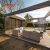 Outdoor Aluminum Gazebo Tent with Space Saving Design Sun Protection Patio Garden Backyard Retractable Pergola