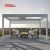 Motorized Adjustable Outdoor Aluminium Sun Shade with Side Screen Patio Garden Balcony Retractable Pergola