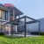 3*4M Luxury Retractable Curtains Garden Aluminum Patio Outdoor Gazebo Backyard Lawn Picnic Retractable Pergola
