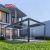 with Sliding Glass Door Waterproof Shading Ventilating Modern Stylish Pavilion Patio Garden Balcony Retractable Pergola