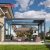 Factory Price Electric Aluminium Waterproof Louver Roof System Modern Style Pergola Courtyard Retractable Pergola