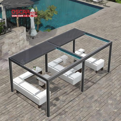 Automatic Motorized Waterproof Multipurpose Portable Outdoor Balcony Patio Garden Shading Shelter Wholesale Retractable Pergola