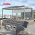 Customized Motorized Aluminium Louvered Roof Waterproof Sunshade System Garden Patio Balcony Retractable Pergola