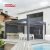 Outdoor Automatic Waterproof Motorized Cover Balcony Patio Garden Retractable Pergola
