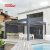 Electric Opening Waterproof Outdoor Bioclimatic Louvered Roof Garden Patio Balcony Retractable Pergola