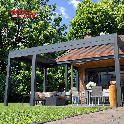 with Led Lighting Outdoor Garden Patio Ideal Entertaining and Relaxing European Design Energy  Saving Retractable Pergola