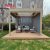 Outdoor Garden Waterproof 3X3M 12X20 Aluminium Gazebo Modern Manual Backyard Patio Lawn Retractable Pergola