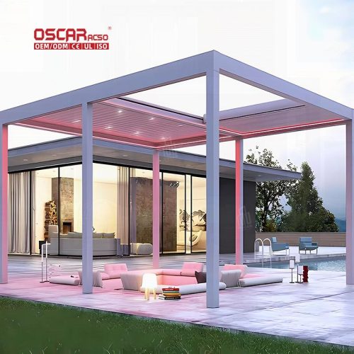with Fast Assembly and Weather  Resistant Features Ideal Backyard Garden and Poolside Outdoor Spaces Retractable Pergola