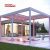 Outdoor Waterproof Motorized Electric Aluminum Shade Structure Garden Patio Deck Sun Protection Retractable Pergola