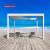 Outdoor Garden Yard Waterproof Electric Adjustable Bioclimatic Louvered Aluminum Gazebo Terrace Roof Event Retractable Pergola