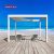 Adjustable Rainproof Outdoor Aluminum Louver Pergola Garden Patio Backyard Retractable Pergola