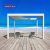 Waterproof Long - Lasting Aluminum Pergola Gazebo Garden Patio Backyard Sun Protection Shading Retractable Pergola