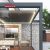 High Quality Waterproof Aluminum Roof System Louvre Pergola Patio Garden and Outdoor Spaces Retractable Pergola