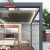 3X4M Luxury Modern Outdoor Aluminium Waterproof Roof Pergola Garden Patio Lawn Retractable Pergola