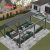 Aluminum Villa Pergola Metal Frame with Customized Design Comfortable Stylish Outdoor Garden Patio Retractable Pergola