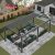 Price Outdoor Aluminum Motorized Bioclimatic Pergolas Garden Patio Terrace European Style Modern Design Retractable Pergola