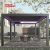 Bioclimatic Waterproof Aluminium Sunshade Outdoor Pergola Roof Garden Patio Terrace Retractable Pergola