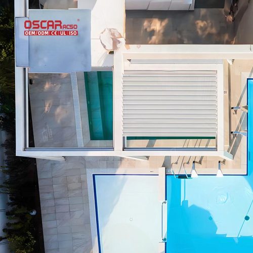 Roof System Wall  Mounted Pergola Garden Patio Balcony Adjustable Shading Stylish Outdoor Structure Retractable Pergola