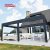 Waterproof Aluminum Louvered Roof Patio Deck Outdoor with Led Lighting Ideal Backyard Garden Poolside Retractable Pergola