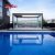 New Design Waterproof Electric Opening Louver Roof Outdoor Garden Awnings with Lights Patio Terrace Balcony Retractable Pergola