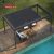 Roof Outdoor Garden Yard Waterproof Aluminum Pergola  Like Gazebo Ideal Backyard Patio and Picnic Areas Retractable Pergola