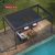 2024 Newest Electric Waterproof Louvered Aluminium Pergola Pavilion Garden Outdoor Patio Backyard Retractable Pergola
