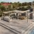 Aluminum Louvered Pergola Bioclimatic Arches with Side Sun Screen For Garden Patio Backyard Retractable Pergola