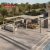 Mounted Aluminium 2  Post Patio Cover Outdoor Structure Garden Balcony Courtyard Shading and Decorating Retractable Pergola