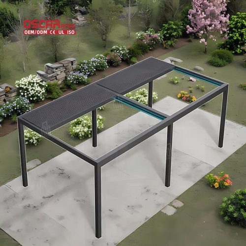 Aluminium Louvered Pergola Weatherproof Biological For Outdoor Easy Lifestyle Ibiza Patio Garden Balcony Retractable Pergola