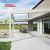 Metal Sun Shade with Curtain Patio Garden Gazebo Ideal Relaxing Entertaining Lounging innovative Stylish Retractable Pergola