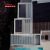 Modern Style Free Standing Aluminium Louver Motorized System Commercial Outdoor Patio Garden Retractable Pergola