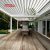 Outdoor Aluminum Space Sunshade Shelter Patio Arches Garden Backyard Picnic Retractable Pergola