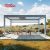 Adjustable Waterproof Pergola with Electric Louvers Luxury Outdoor Structure Veranda Patio Garden Retractable Pergola