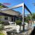 Motorized Aluminium Bioclimatic Outdoor Structure Sunshade Patio Garden Backyard Retractable Pergola