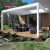 Rainproof Adjustable Aluminum Electric Louver Garden Patio Balcony Outdoor Pergola Retractable Pergola
