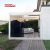 Waterproof Motorized Led Lighting Pergola Louvre System with Support Posts Gardens Patios Balconies Retractable Pergola