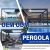 3X4 Luxury Motorised Outdoor Aluminum Patio Roof with Louvers Garden Gazebo Pergola Retractable Pergola