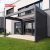 Rainproof Motorized Aluminum Louvered Structure with Led Lights Garden Patio Backyard Retractable Pergola