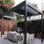 Outdoor Bioclimatic Aluminum Roof Structure Garden Patio and Backyard Shading and Ventilation Retractable Pergola