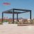 Adjustable 3X3 Diy Electric Aluminum Louvered Roof Pergola with Glass Door Garden Patio Backyard Retractable Pergola