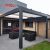 Louvered Outdoor Patio Backyard Aluminum Metal Frame Garden Pergola Relaxing Entertaining and Sunshading Retractable Pergola