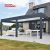 Louvered Roof Sun Protection in Garden Metal Structure Ideal Patio Backyard Poolside Outdoor Shelter Retractable Pergola